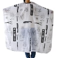 thumbnail image 3 of Adult Salon Hairdresser Cape Hair Cutting Barber Gown For Hairstyle S6V7, 3 of 7