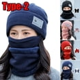 thumbnail image 2 of SPRING PARK 1 Set Women Winter Knitted Beanie Cap Warm Face Cover Neck Scarf Gloves Outdoor Hat+Scarf, 2 of 7