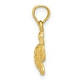 thumbnail image 2 of Real 14kt Yellow Gold Turtle Pendant; for Adults and Teens; for Women and Men, 2 of 4