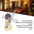 thumbnail image 4 of Dutch Windmill Statue Decorative Ornament Figurine - Exquisite Resin, Durable,Design - Perfect For Office, TV Cabinet, Desk - Great Gift Idea, 4 of 8