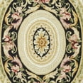 thumbnail image 3 of SAFAVIEH Chelsea Patton Floral Wool Runner Rug, Ivory/Black, 2'6" x 6', 3 of 4
