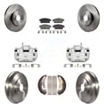 thumbnail image 1 of Transit Auto Front Rear Disc Brake Caliper Rotors Drums Semi-Metallic Pads Kit (8Pc) for Car 2013-2017 Chevrolet Trax KC8-101349S, 1 of 11