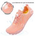 thumbnail image 4 of Zapatillas de senderismo L-RUN para mujer y hombre, color rosa y negro (EU42/US11), 4 of 6