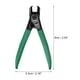 thumbnail image 4 of 1 pieza, cortaúñas profesional para viajes o para el hogar, cortaúñas profesional para uñas gruesas, verde, acero inoxidable, 4 of 7