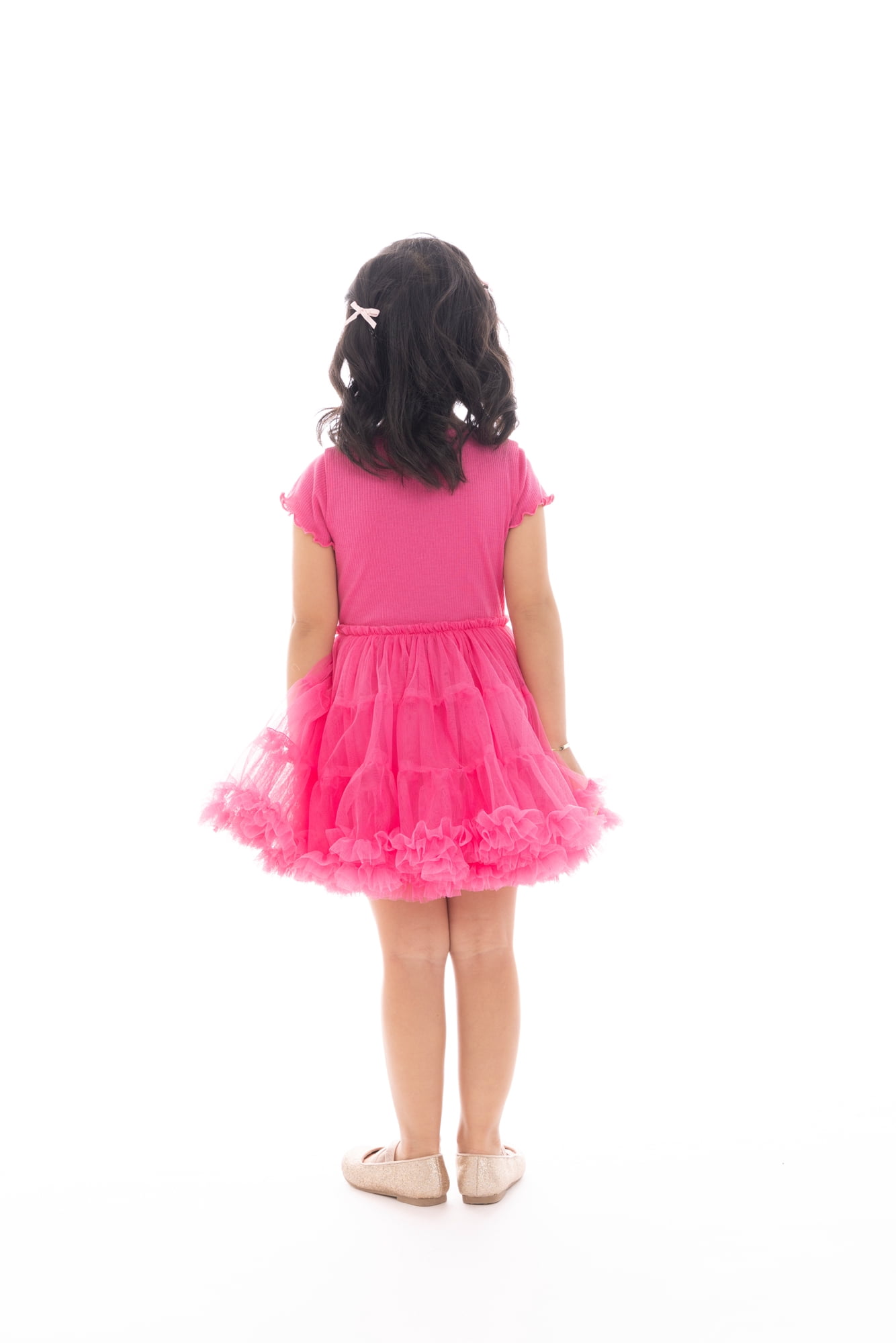 Barbie Toddler Girl Tiered Tutu Dress with Chenille Patch, Sizes 12M-5T