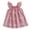 Pink, variant on Girl Smocked Dress Summer Casual Short Sleeve Dresses Floral Sundress Princess Dress for Toddlers (Blue, 12-18 Months)