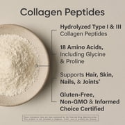 Collagen Peptides - Hydrolyzed Type 1 & 3 Collagen Powder Protein Supplement
