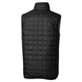 thumbnail image 3 of Men's Cutter & Buck Black Fort Wayne TinCaps Rainier PrimaLoft Eco Insulated Full-Zip Puffer Vest, 3 of 3