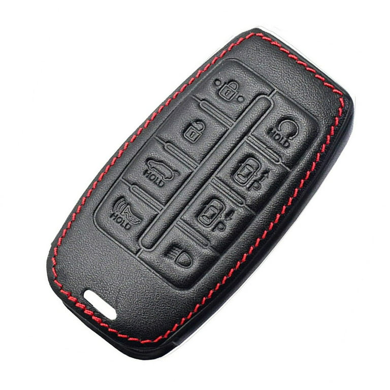 6 Button Hold Key Tpu Car Key Case Cover For Hyundai Genesis Gv70 Gv80 Gv90  2020 2021 2022 Fob Holder Ring Leather Keychain - Key Case For Car -  AliExpress