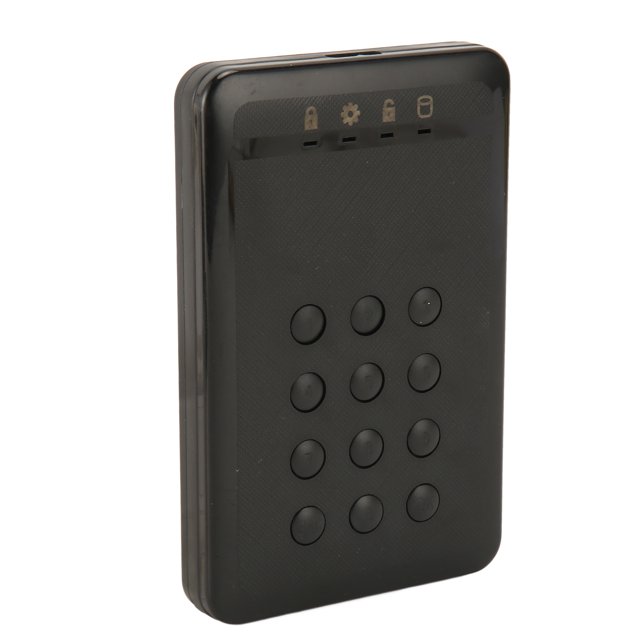 Encrypted Hard Drive Enclosure, Hard Drive Enclosure 2.5inch Durable USB3.0 Dustproof for Laptop