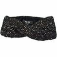 thumbnail image 4 of DKNY Women's Fleece-Lined Headband Copper Lurex Head Band Black One Size MSRP$34, 4 of 6