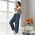 thumbnail image 4 of JUNZAN Question Marks Women's Pajama Pants Drawstring Comfy Sleep Bottoms with Pockets, 4 of 5