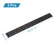 thumbnail image 4 of Unique Bargains Piano Hinge 18 Inch x 2inch, 2pcs Stainless Steel Continuous Hinge Piano Hinges for Cabinets, 0.059' Leaf Thickness, 4 of 6