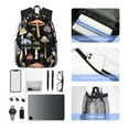 thumbnail image 5 of Goofa Mushrooms and Autumn Leaves Print Casual Backpack for Women Men,Waterproof High School Bookbag,Lightweight Travel Daypack,Classic College Backpack,Laptob Backpack, 5 of 6
