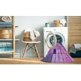 thumbnail image 2 of Ahgly Company Machine Washable Indoor Round Transitional Violet Purple Area Rugs, 3' Round, 2 of 7