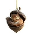 thumbnail image 2 of DAMAI Forest Animal Acorn Ornaments-2026 New Cozy Forest Christmas Ornaments, Cozy Forest Christmas Ornaments, Pine Cone Decoration Woodland Christmas Ornaments for Party Home Decor, 2 of 6