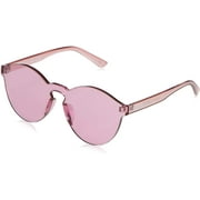 Circus by Sam Edelman CC378 Cool Frameless UV Protective Womens Round Sunglasses. Trend-Right Gifts for Women, 72 mm Pink 72 Millimeters