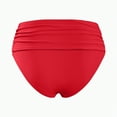 thumbnail image 6 of Kedxroy Women's High Waisted Swimsuit Bottom Tummy Control Ruched Bikini Bottoms Side Tie Bathing Suit Swim Bottom(Red,S), 6 of 6