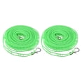 thumbnail image 1 of Unique Bargains 26.24ft Nylon Portable Clothesline Windproof Non Slip Washing Line, Green 2 Pack, 1 of 5