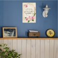 thumbnail image 5 of Psalm 62 1 Metal Signs Floral Bible Verse Wall Art Scripture Wall Decor Christian Quote Nursery Bible Poster Decor for Bedroom Artwork for Office (12x16 in), 5 of 5