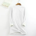 thumbnail image 4 of Dezsed Women Warm Sherpa Lined Fleece Crewneck Sport Sweatshirt Thickened And Velvet Lamb Wool Warm Underlay Pullover Loungewear Clearance White L, 4 of 7