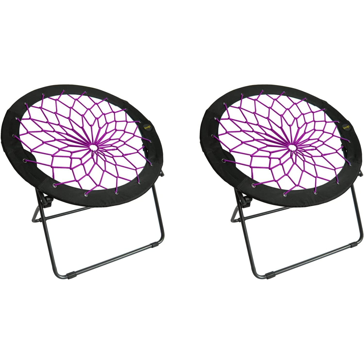 Bilot Limited Teal Bunjo Bungee Dish Chair for Dorms, Living Rooms, and