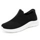 thumbnail image 2 of Likrtyny Zapatos para para Hombre Deporte Sin Cordones Con Manos Libres Zapatos Casuales Punto (Negro 40), 2 of 9