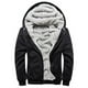 thumbnail image 3 of Sudaderas con capucha para hombre, de forro polar pesado, con cremallera completa, chaquetas gruesas con forro Sherpa y bolsillos, 3 of 3