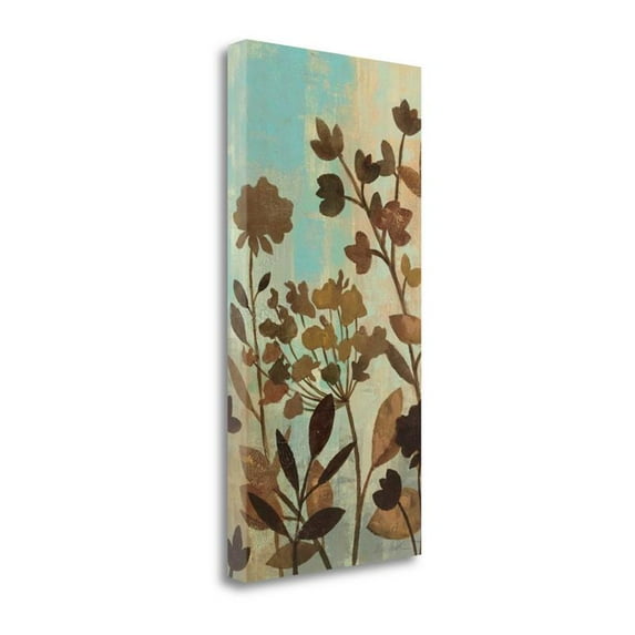 20"x39" Enchanted Garden I By Silvia Vassileva Print on CanvasFabric Multi-Color