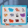 thumbnail image 4 of Early Education Puzzle Content-rich Smooth Without Burrs Various Themes Problem-solving Ability Easy Access Entertainment Wood English Words Magnetic Puzzle for Child, 4 of 6