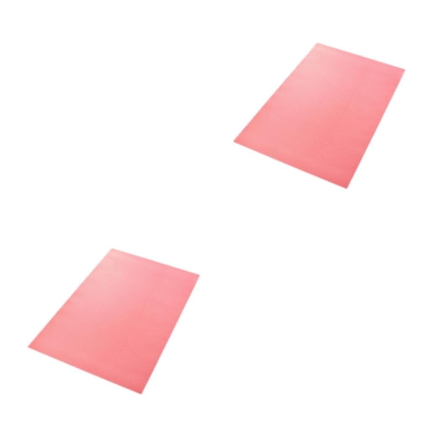 Naiovety Protección contra la humedad para refrigerador Estera antihumedad Fácil de limpiar Estera antibacteriana para refrigerador rosa 4 rosa 4 piezas/45*30 cm 2Conjunto