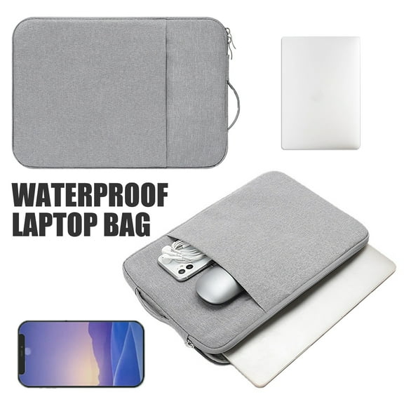 ZenCart Laptop Bag Notebook Sleeve with Handle Zipper Closure Waterproof Coating Universal Laptop Sleeve Cover for MacBook