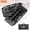 Black, variant on OULEME Recovery Traction Boards, Off-road Track Traction Mats for Sand, Mud, and Snow - 4WD RV Truck Jeep SUV Traction Pads with Carry Bag (Red)