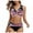 Blue, variant on Puntoco Womens clearance,Women'S Two Piece Swimsuit Sexy Print High Cut Leg Bikini Set Blue