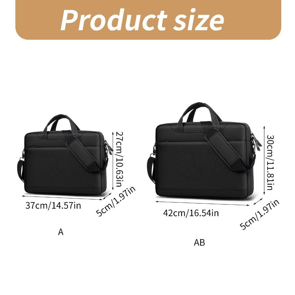 Protective Laptop Case Sleeve With Shoulder Strap For 14Inch/15.6in Notebook,Spacious Business Case for Travel &Commutes