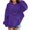 Purple, variant on CPNG Girls Hooded Sweatshirt Football Print Long Sleeve Hoodie Pullover Top Trendy Comfy Daily Casual Loose Sweatshirts