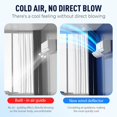 thumbnail image 3 of Retractable Air Conditioner Air Deflector, 3 In 1 Adjustable Air Conditioner Deflector, Universal Retractable Anti Direct Blowing helps Cooling/Heating Air Circulation, Wind Baffle and Direction, 3 of 7