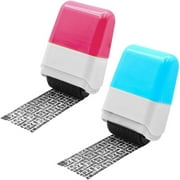 2x Identity Theft Protection Roller Stamp Guard ID Privacy Confidential Data