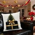 thumbnail image 6 of PuSpu 45x45cm Christmas Pillow Set - 2Pcs Multicolor Polyester Cushion Covers, Festive Living Room Sofa Decor, Easy Care & Durable, 6 of 6