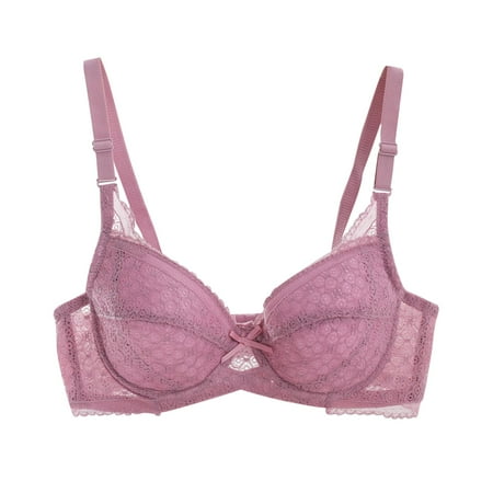 Iyufng Bras for Women Plus Size Summer Clearance Women s Push up Bra Women s Sexy Oversized Bra Ultra Thin Without Sponge Lingerie and Sexy Lace Large Chest Appears Smaller Womens Sexy Lace Bras
