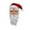 White, variant on YOHAVEN Santa Claus Head Set Christmas Hat White Beard Grandpa Mask Party Costume Holiday Dress Up Photo Booth Indoor Outdoor Festive Decor