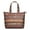 Boho Red Multicolored, variant on Multicolor Chevron Pattern Travel Tote Bags for Women Carry On,Large Weekender Bags for Women Travel,Multi Functional Duffle Bag for Work,Shopping,Sports