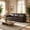 Dark Brown, variant on Chesterfield Sofa, 93.7" King Pull Out Sofa Bed, 3-in-1 Faux Leather Convertible Sleeper Sofa with Nailhead Trim & Rolled Arm, Multi-Functional Sofa Bed for Living Room Apartment Office, Beige+White