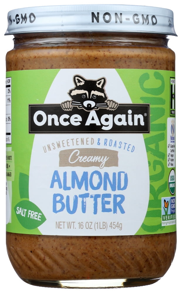 Once Again Organic Almond Butter Creamy, 16 Oz