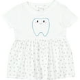 thumbnail image 3 of Inktastic Cute Tooth Girls Baby Dress, 3 of 5