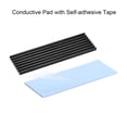thumbnail image 3 of Aluminum Heatsink Kit 70 x 22 x 3mm Black with Silicone Thermal Pads for M.2, for 2280 SSD, 3 of 4
