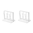 thumbnail image 1 of Naiovety Stylish Mug Drying Rack Holder Display en Stand for Cup Decoration Blanco 2Conjunto, 1 of 1