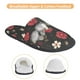 thumbnail image 3 of Fotbe Fly Agaric and Flowers Pantuflas Peludas para Mujer con Estampado, Zapatillas de Peluche, Zapatos de Invierno para Casa, Uso Interior y Exterior-Medium, 3 of 8