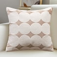 thumbnail image 1 of Almohada Cojín Sofá | Cojín decorativo para salón, cama, ventana | rosa, relleno de alta elasticidad, suave, lavable | 17,7 x 17,7 x 3,9 pulgadas | Respaldo versátil, 1 of 7