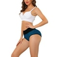 thumbnail image 4 of DARING DIVA Women's Tummy Control Color-Block Brief Panties 3XL Dark Blue, 4 of 6